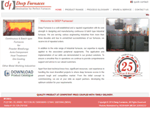 Tablet Screenshot of deepfurnaces.com